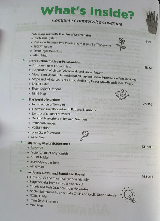 Arihant All in One Mathematics Class 9th CBSE 2025-26 (English Medium)