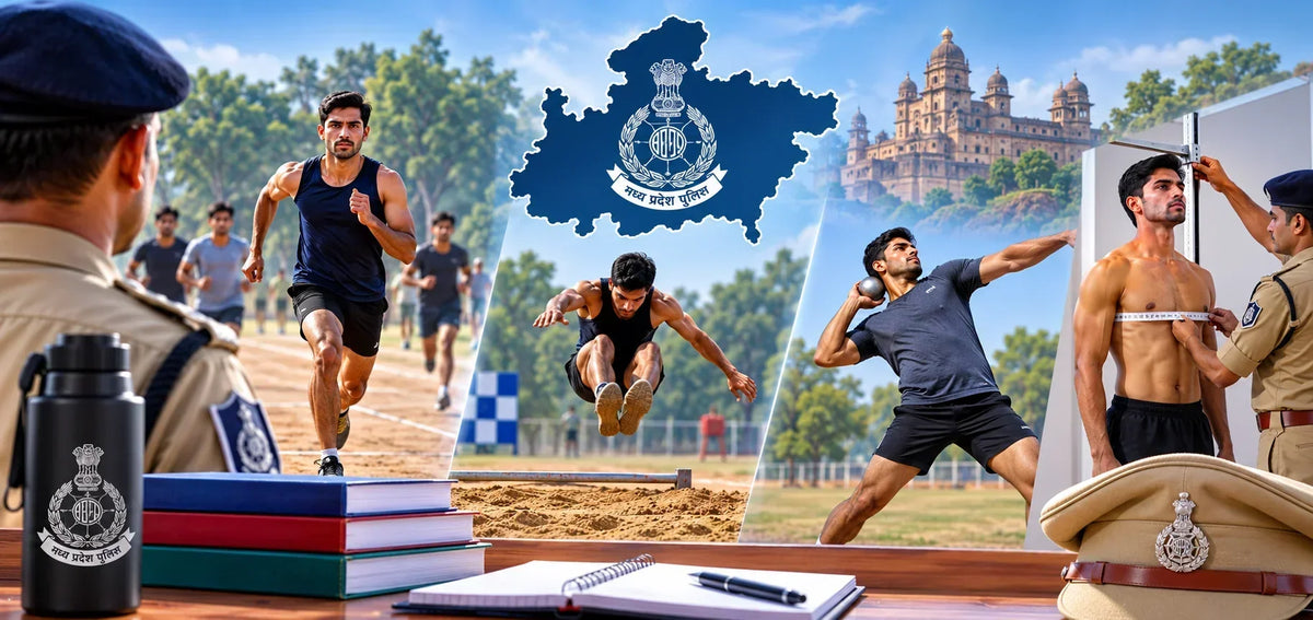 MP Police Constable GD Physical Test 2026: Height, Chest & PET Marks Table Explained