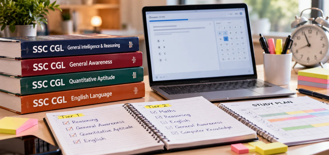 SSC CGL Syllabus 2026: Tier 1 and Tier 2 Topics with Best Books
