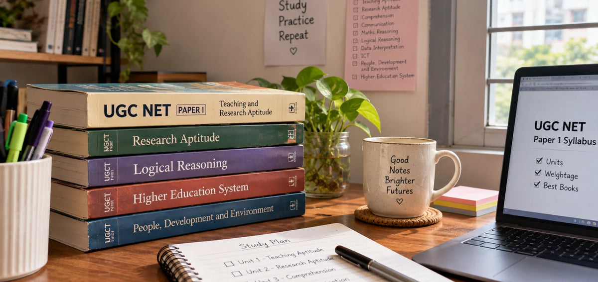 UGC NET Paper 1 Syllabus: Units, Weightage and Best Books