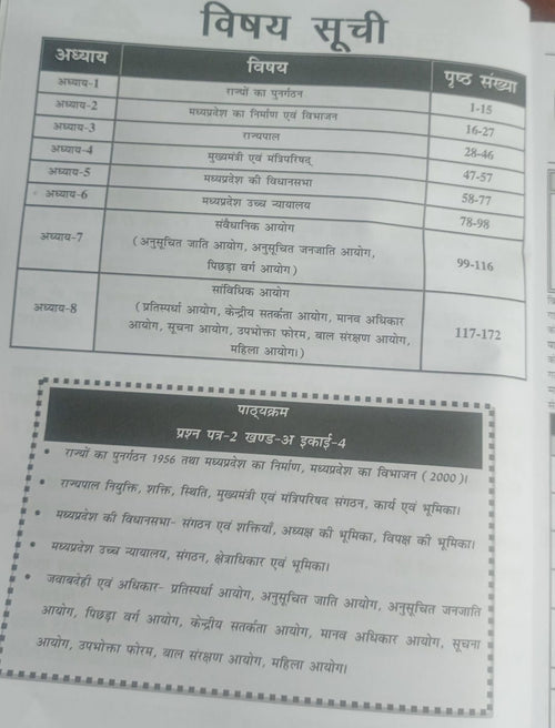 Nirman IAS MPPSC Mains Paper-2, Part-A, Unit-4 MP ki Rajvyavastha Evam Pramukh Ayog | Hindi Medium