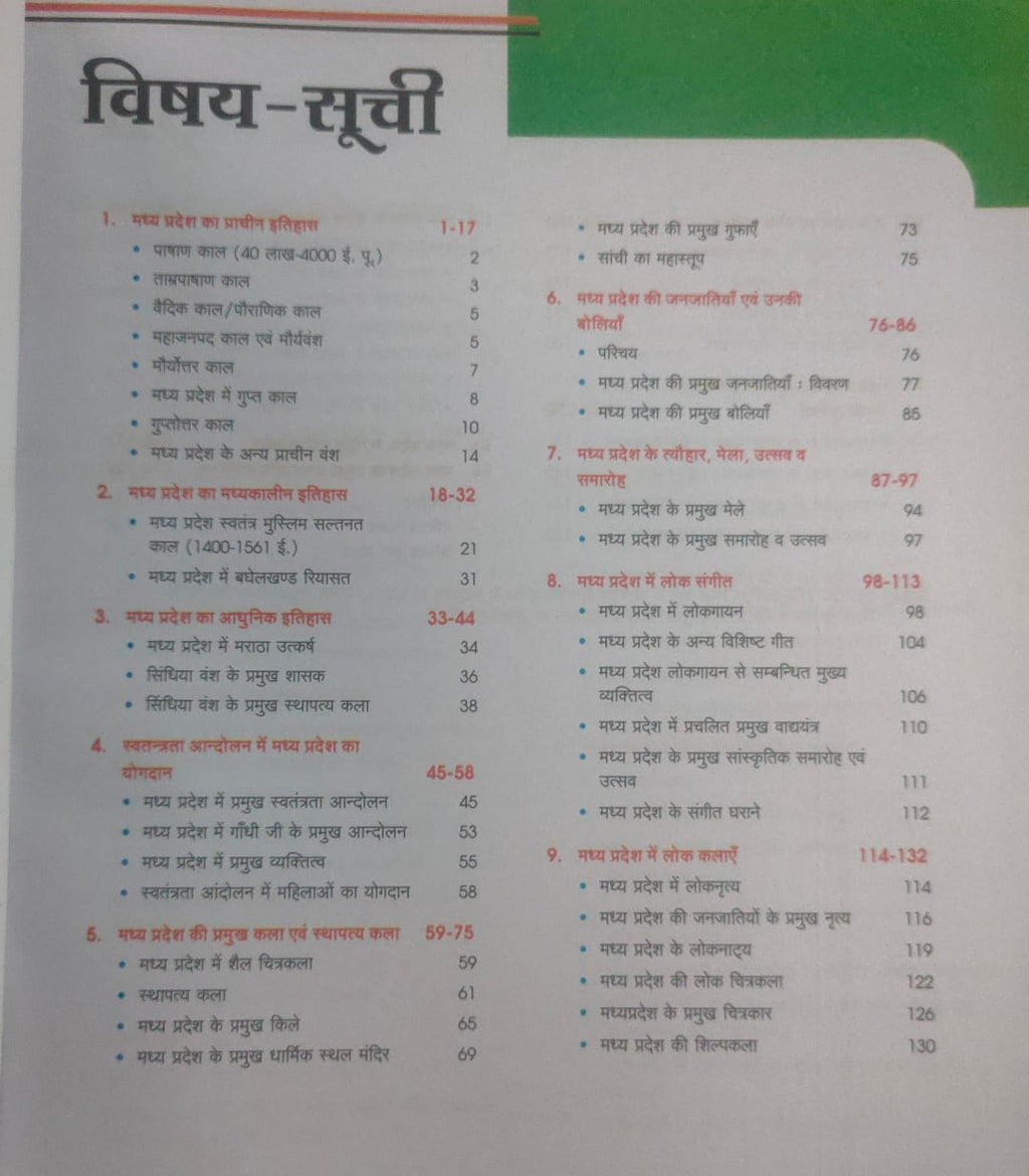 Arihant - MPPSC 2.0 Prelims (Unit-2) – MP Ka Itihas, Sanskriti Evam Sahitya | Hindi Medium