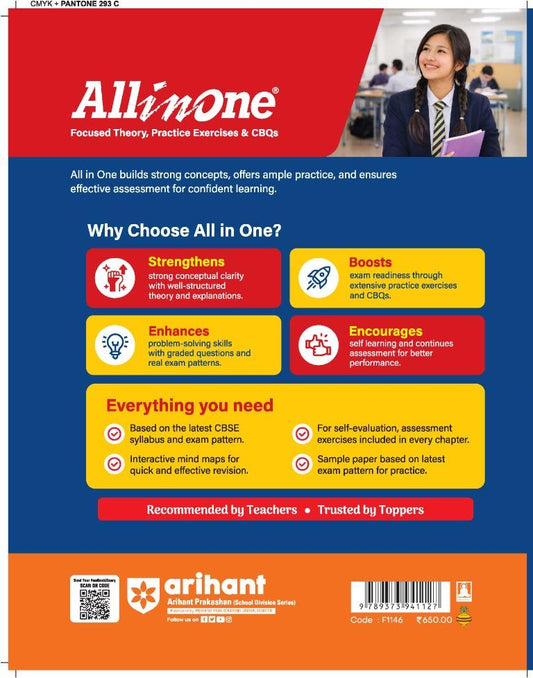 Arihant All in One English Language & Literature Class 10 CBSE 2026–27 Edition (English Mudium)