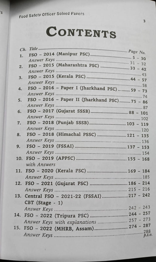 Career Books – Food Safety Officer | 7th Edition  |  English Medium