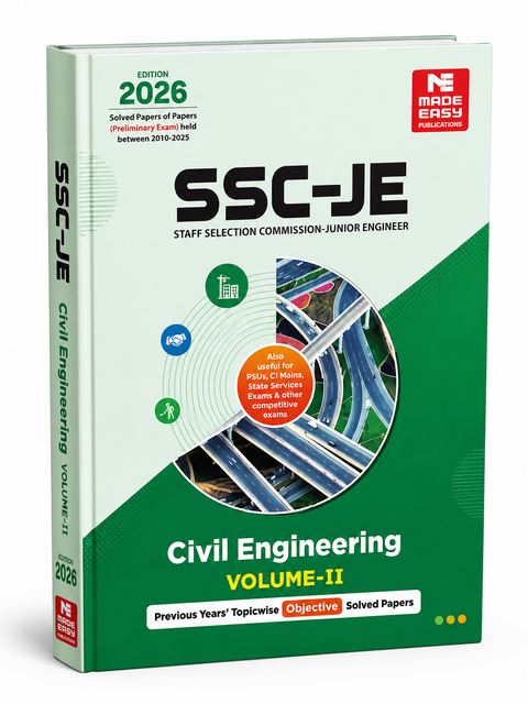 Made Easy SSC JE Civil Engineering Volume 2 (2026 Edition) (English Medium)