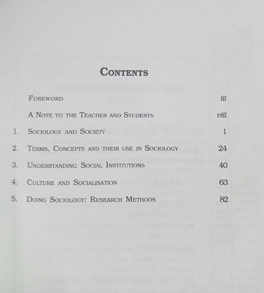 NCERT Introducing Sociology (Class 11th) English Medium