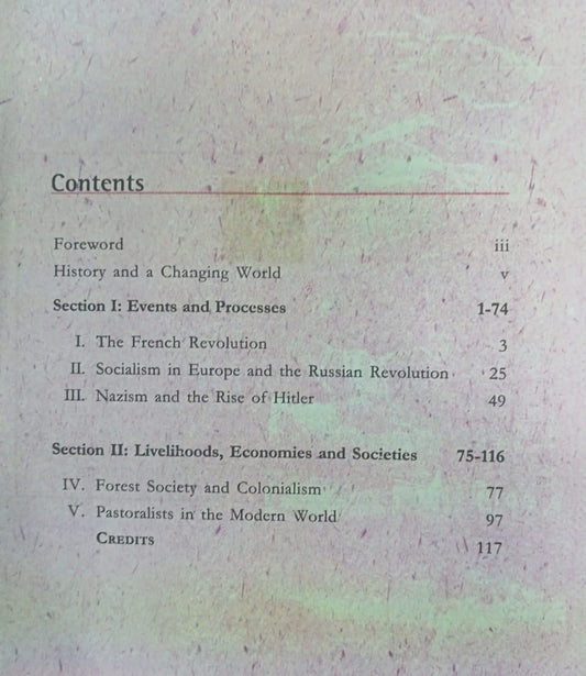 NCERT (textbook in History) India and the Contemporary World – I [English Medium]