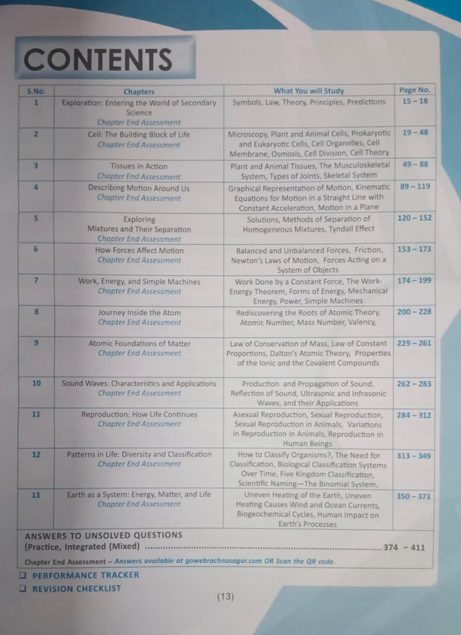 Together with CBSE Question Bank Science for Class 9 By Rachna Sagar Edition 2027 (English Medium)
