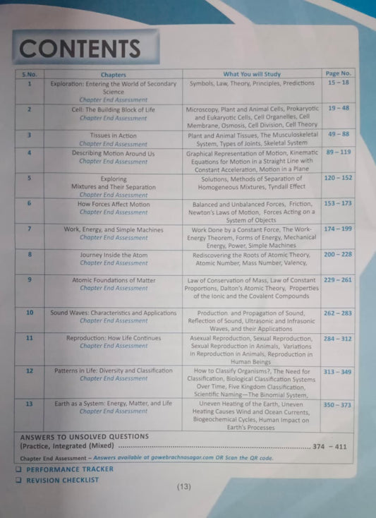 Together with CBSE Question Bank Science for Class 9 By Rachna Sagar Edition 2027 (English Medium)