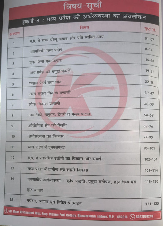 Karma IAS  M.P. Ki Arthvyavastha | MPPSC Mains Paper-3 Part-A Unit-03 & 04 (HM)