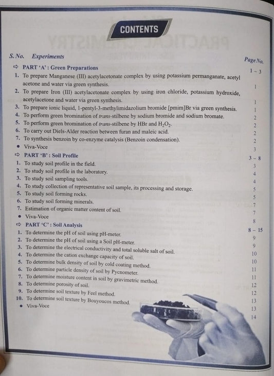 Shivalal Practical Chemistry B.Sc. 3rd Year Paper 1 (Group A) [English]