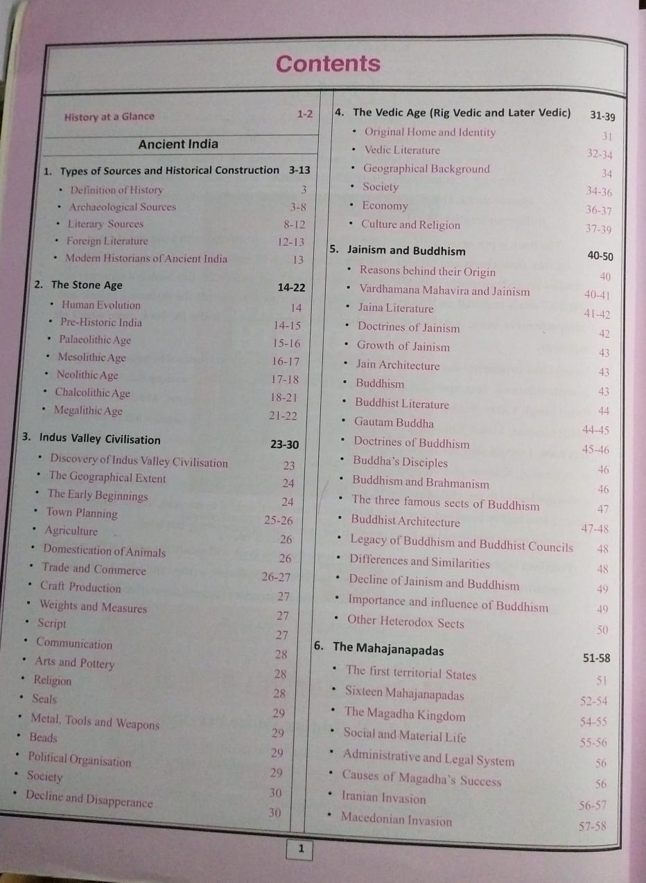 Cosmos Publication - NCERT Series-1: A Brief History of India [Einglish Medium]