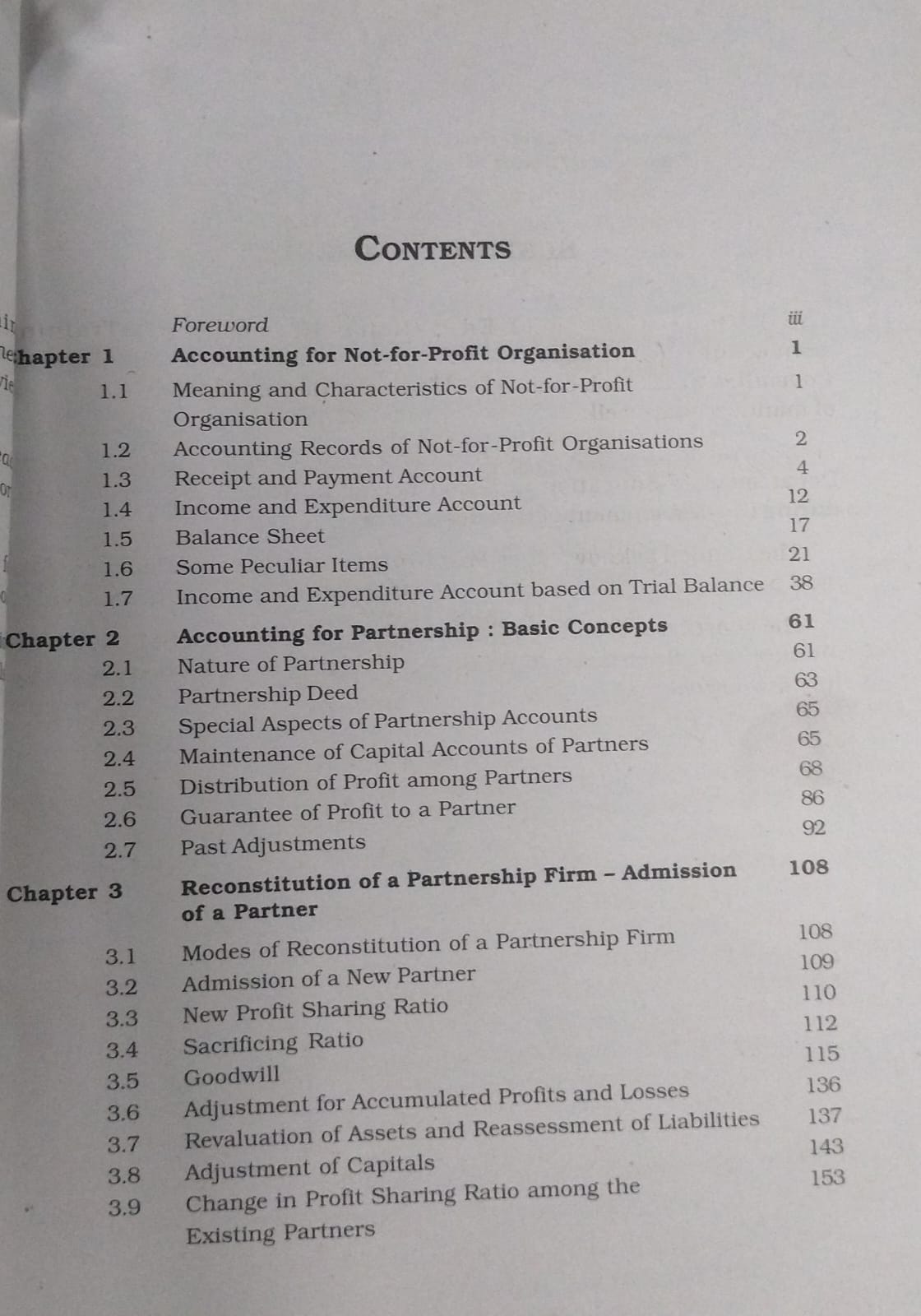 Accountancy Class 12 NCERT | Not-for-Profit Organisation & Partnership Accounts