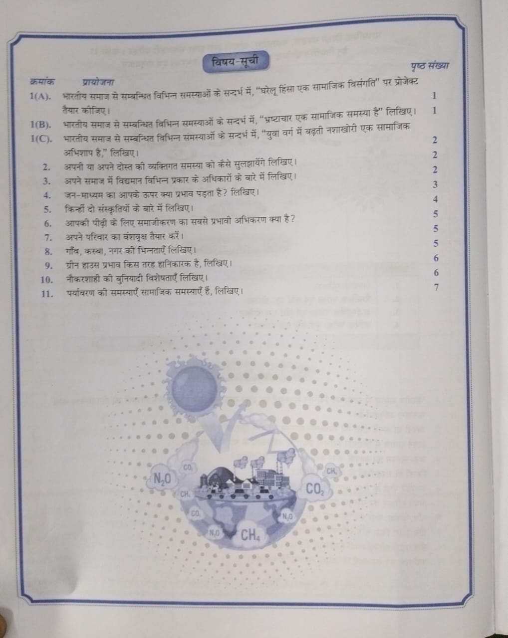 Shivalal Project Book – Samajshastra (Sociology) – Class 11th [Hindi]
