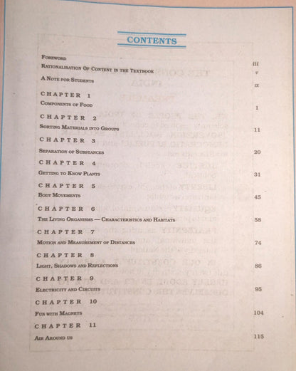 NCERT Class 6 Science (English Medium)