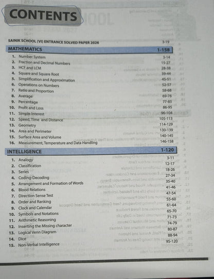 Arihant AISSEE Sainik School Study Guide Class 6 Entrance Exam 2027 [English Medium]