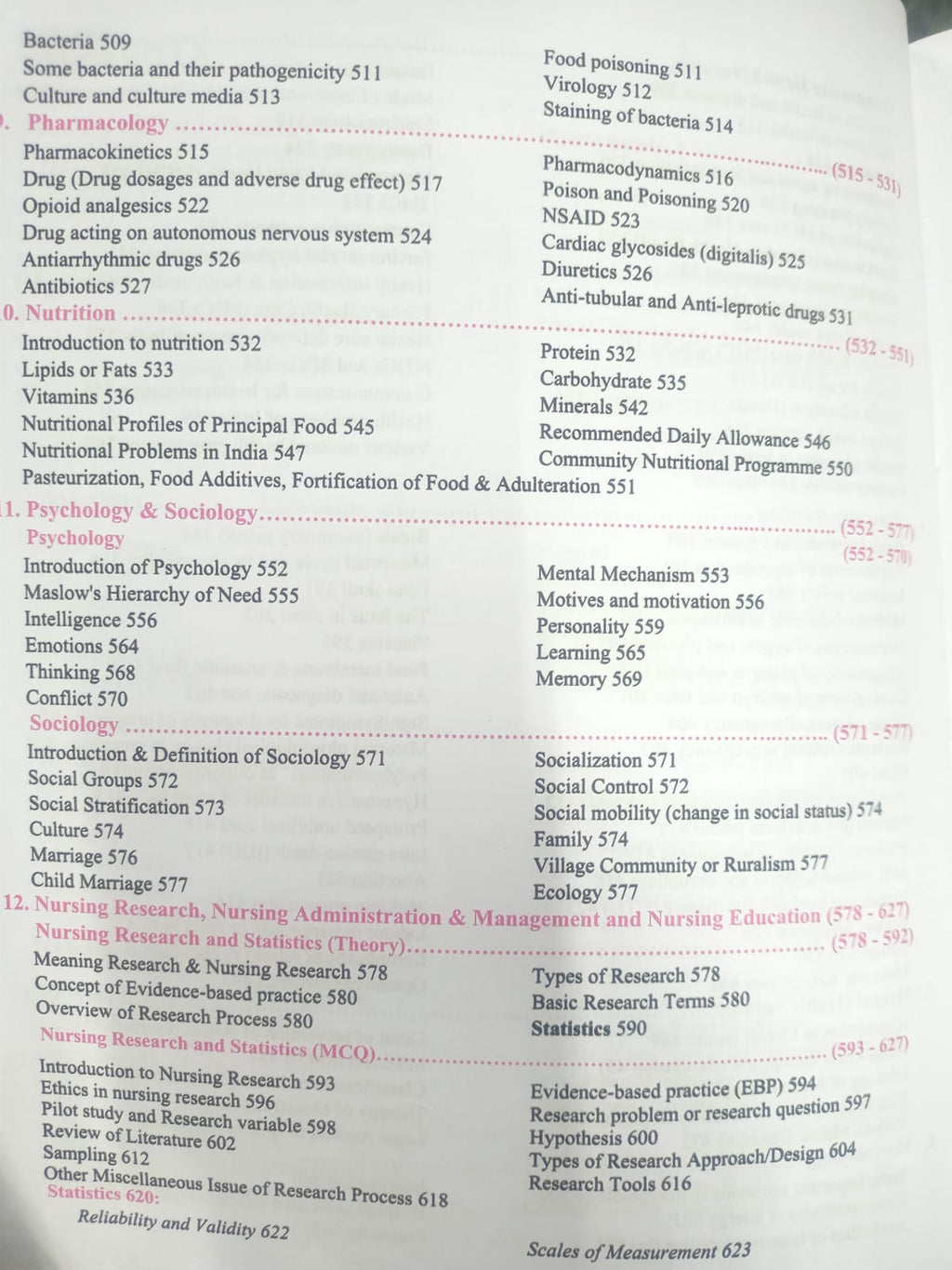 Aravali - Competitive Handbook of Nursing (Volume-1) by P R Yadav (5th Edition) English Medium