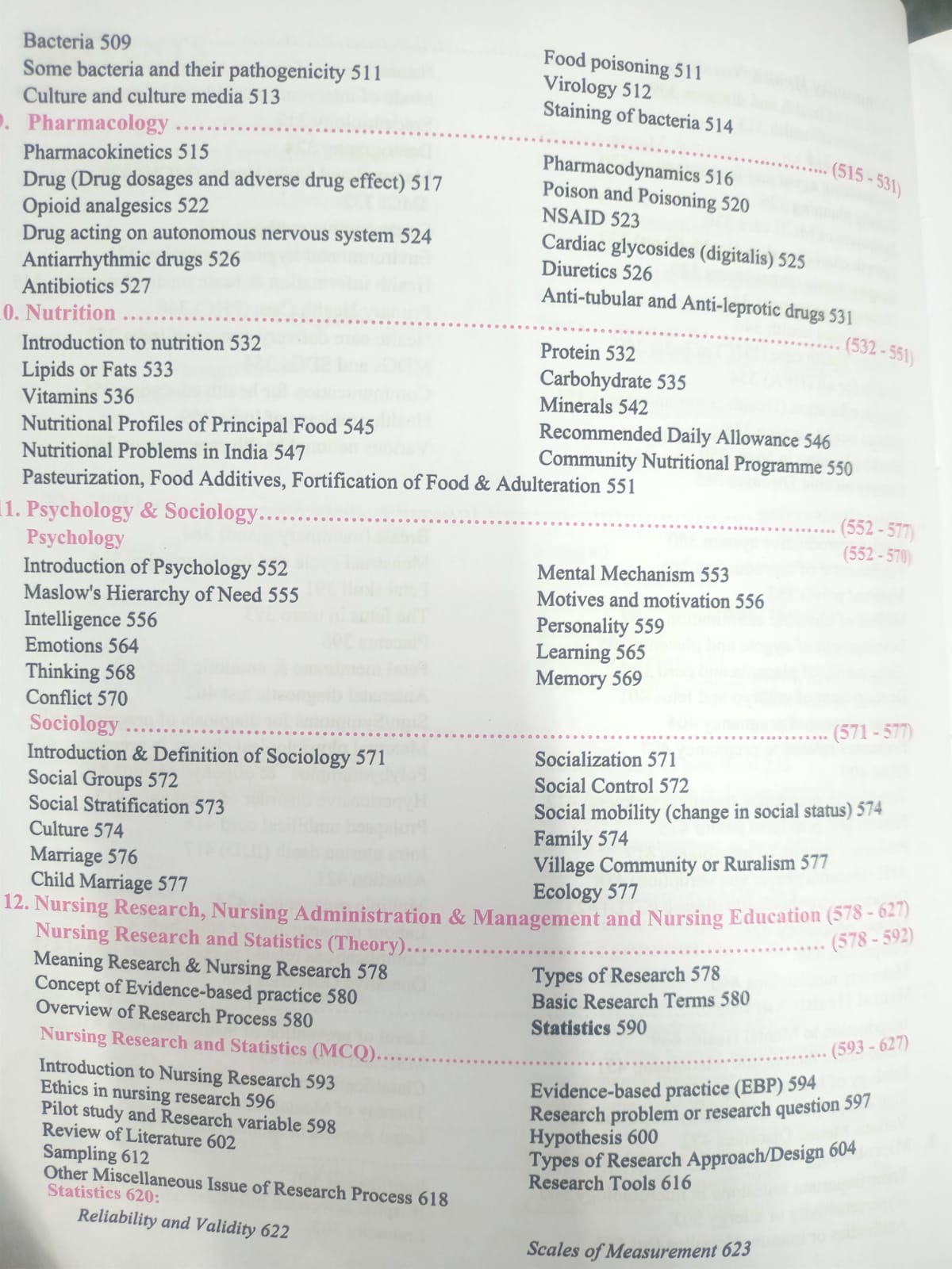 Aravali - Competitive Handbook of Nursing (Volume-1) by P R Yadav (5th Edition) English Medium