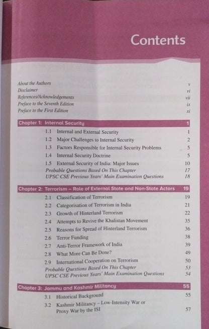TMH Challenge to Internal Security of India 7 Edition [English]