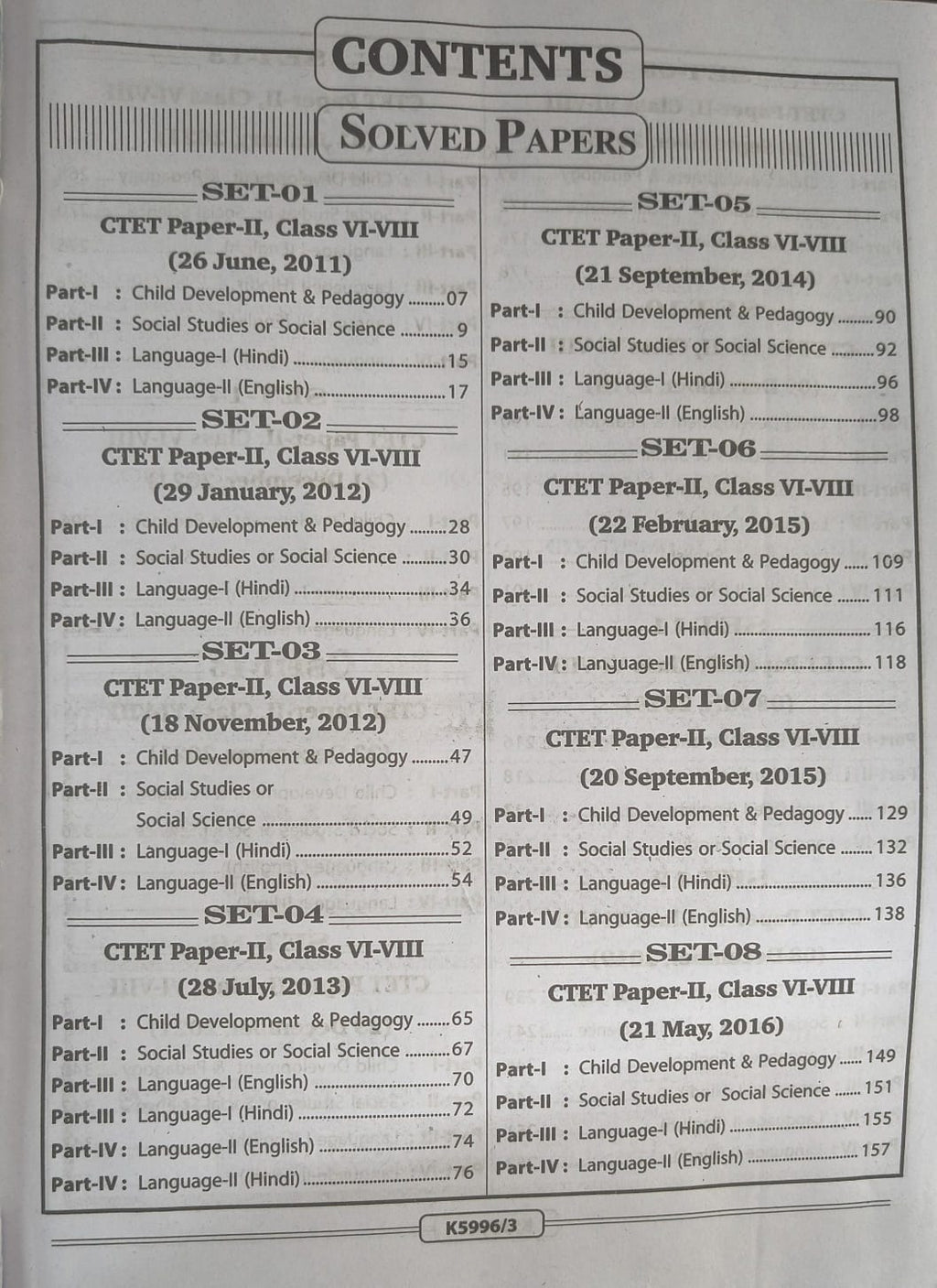 Kiran CTET Social Science Paper-II VI-VIII SP KP 5996 2026 (Hindi Medium)