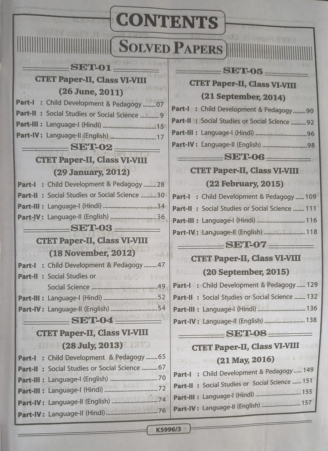 Kiran CTET Social Science Paper-II VI-VIII SP KP 5996 2026 (Hindi Medium)