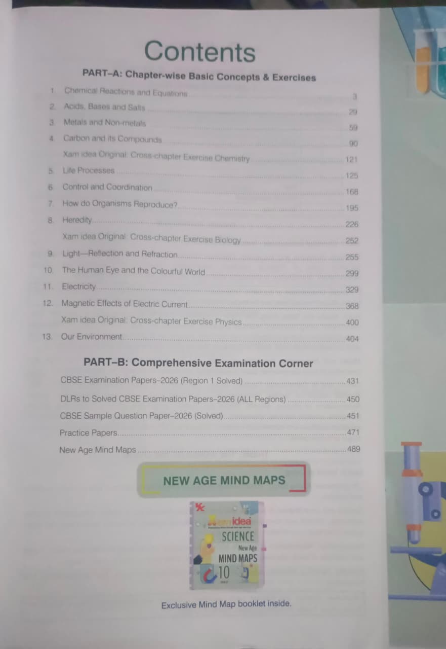 VK Global XamIdea Science Class 10 CBSE Edition 2026-27 (English Medium)