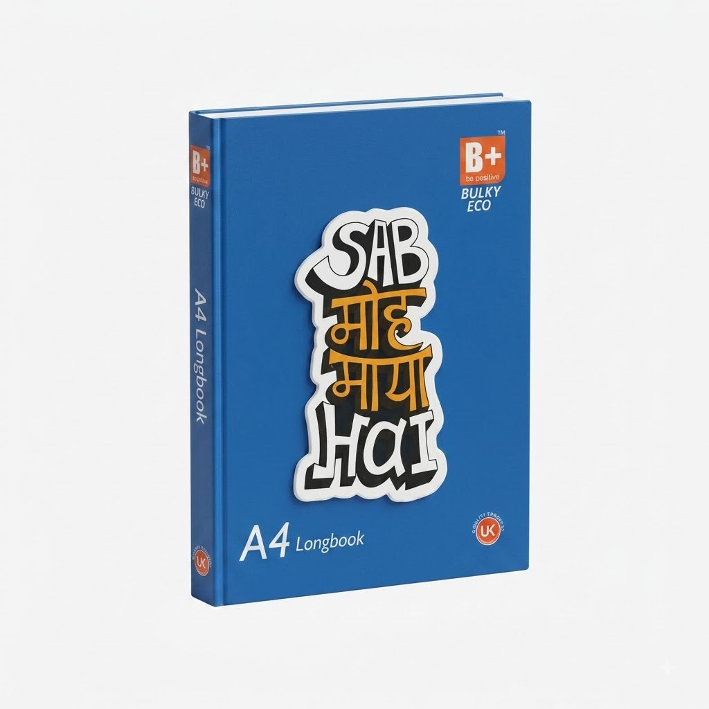 B+ A4 Long Notebook – 400 Pages