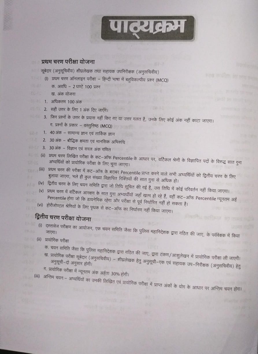 Arihant MP Police Subedar shighralekhak Evam Sahayak Upnirikshak Exam | Study Guide [Hindi]