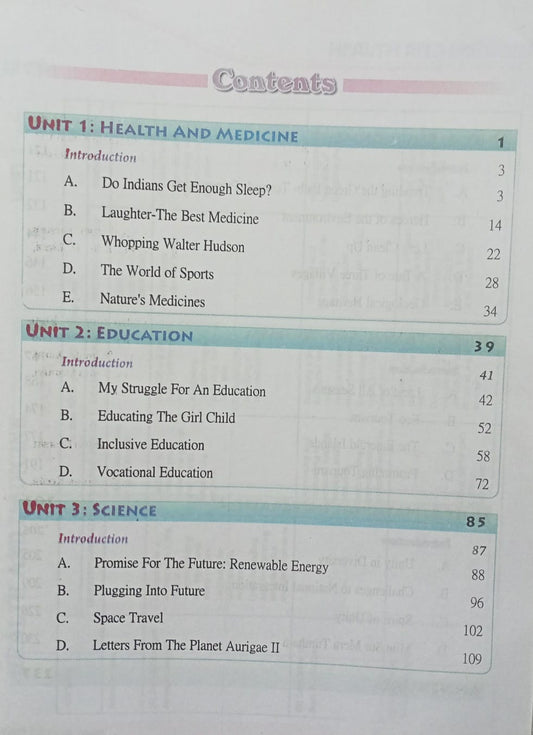 CBSE  Main Course Book : English Communicative Class 10