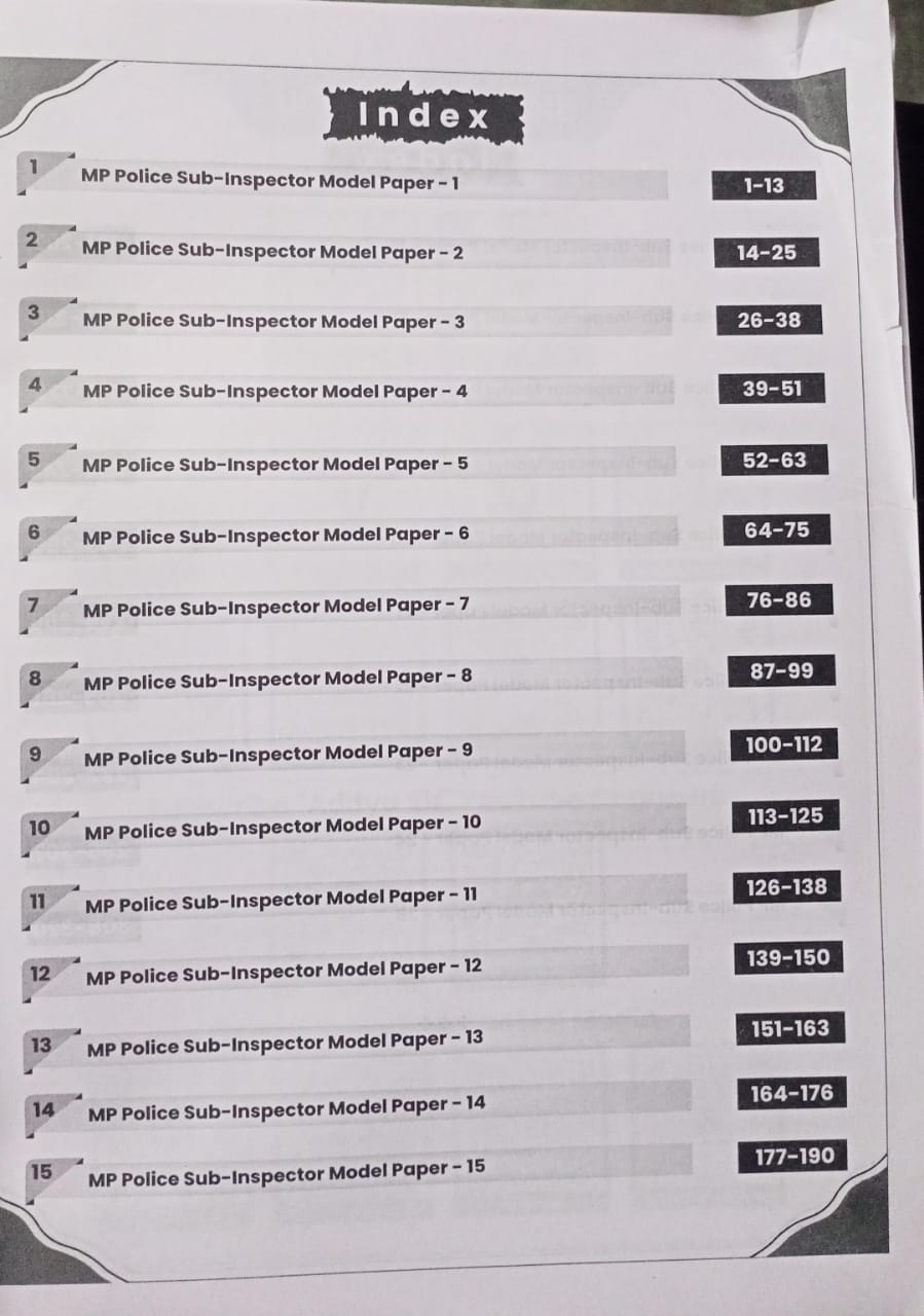 Winners MPSI Prelims Exam 2025 By Aditya Patel | 25 Model Paper | Hindi Medium