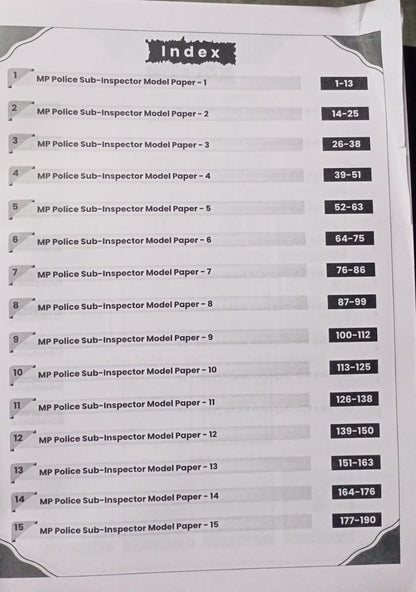 Winners MPSI Prelims Exam 2025 By Aditya Patel | 25 Model Paper | Hindi Medium