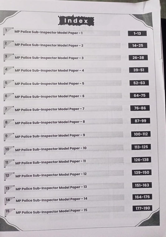 Winners MPSI Prelims Exam 2025 By Aditya Patel | 25 Model Paper | Hindi Medium