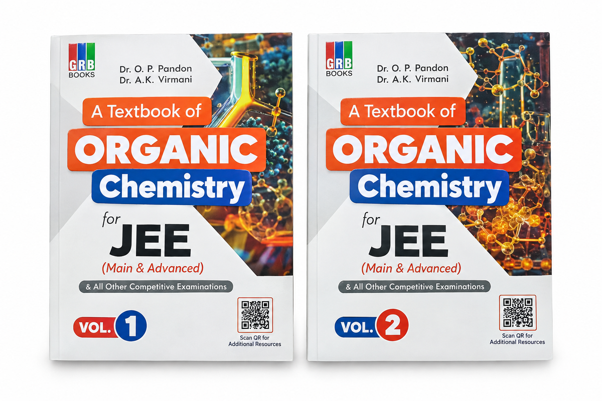 GRB A Texbook of Organic Chemistry for JEE (Main & Advanced) Vol 1&2 By Dr. O.P. Tandon and Dr. A.K. Virmani (English Medium)