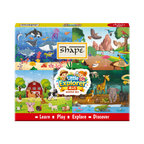 Shape Little Explorer 4-in-1 Puzzle Set Animal & Nature Jigsaw Puzzle for Kids 4 Puzzle Set