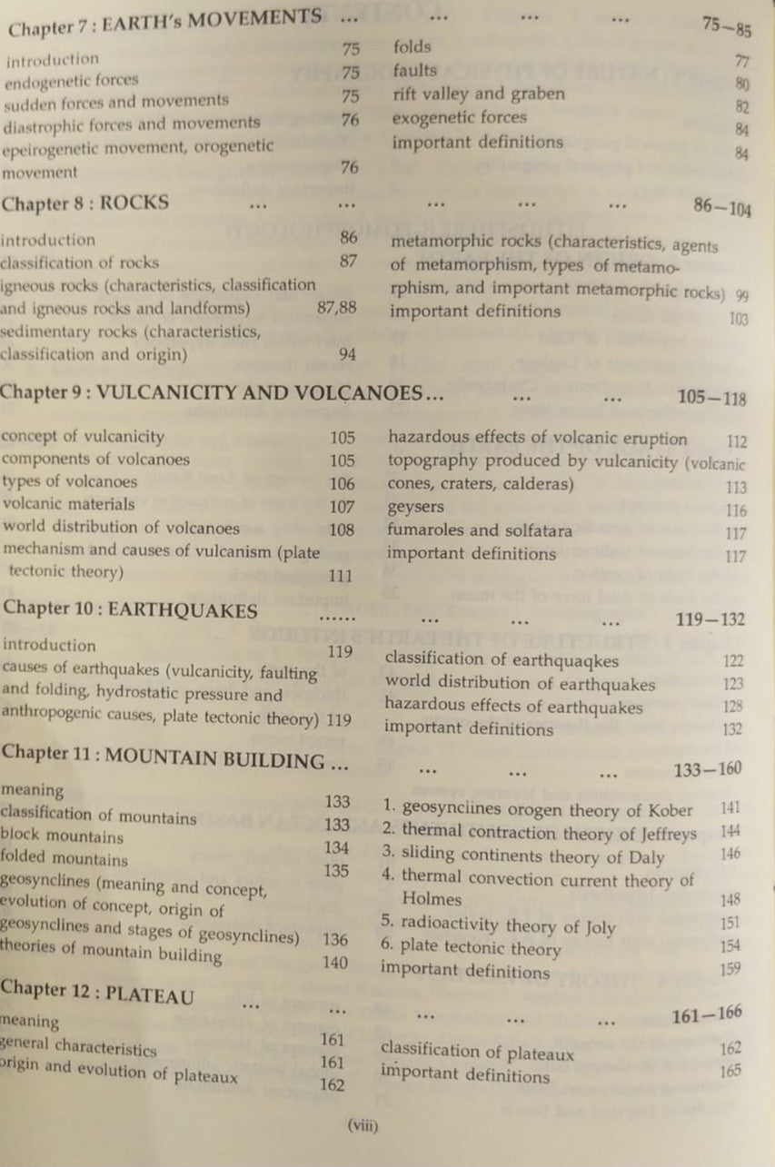 Pravalika Publications Physical Geography by Savindra Singh | English Medium