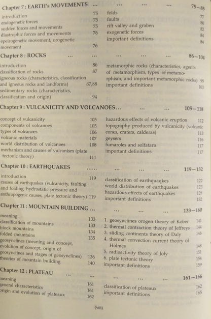 Pravalika Publications Physical Geography by Savindra Singh | English Medium