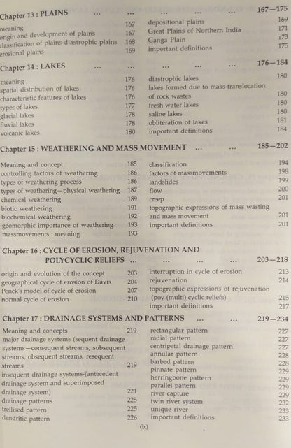 Pravalika Publications Physical Geography by Savindra Singh | English Medium