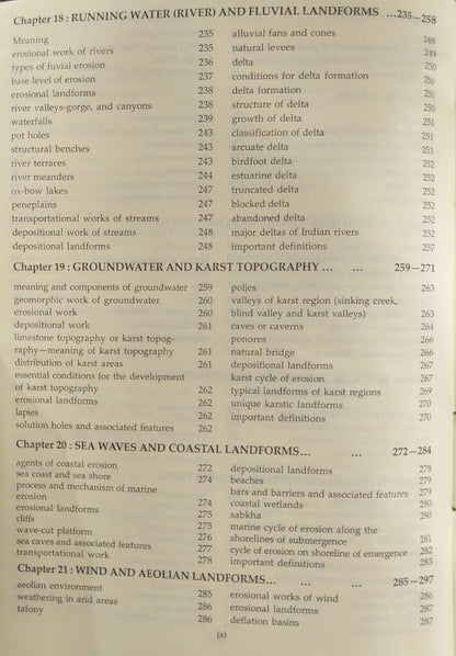 Pravalika Publications Physical Geography by Savindra Singh | English Medium