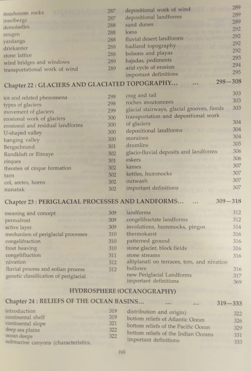 Pravalika Publications Physical Geography by Savindra Singh | English Medium