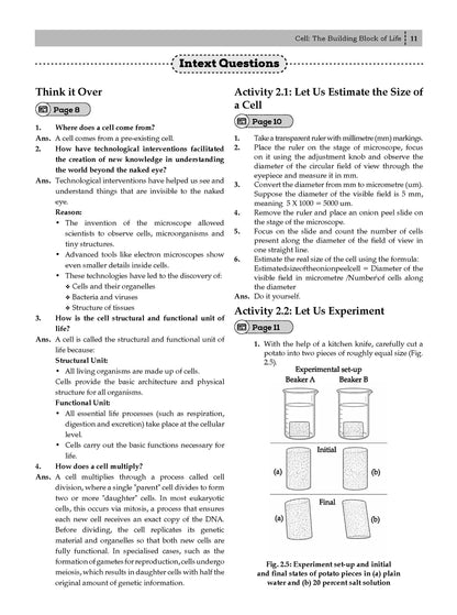 Oswaal NCERT Textbook Solutions Science (Exploration), Class 9 Edition 2026 (English Medium)
