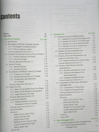 Cengage JEE Advanced Coordinate Geometry by G. Tewani (4rd Edition) [English]