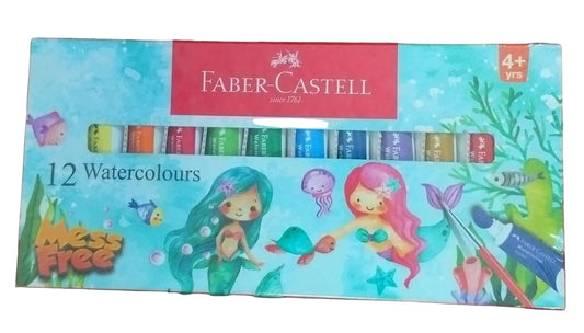 Faber-Castell Watercolor Set 12 Colours | Bright & Smooth Water Colours