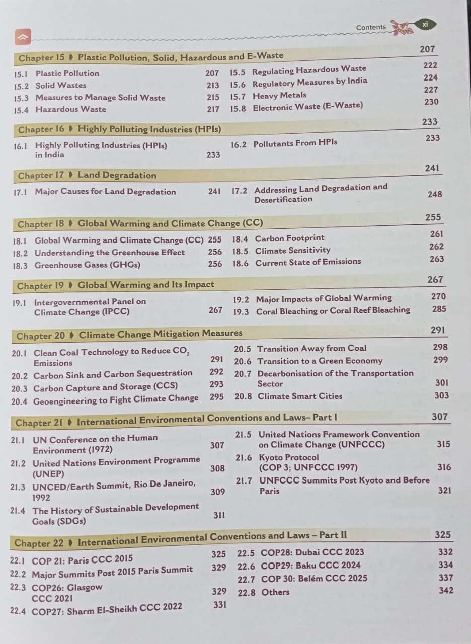 PMF IAS Environment And Ecology (4th Edition) By Manjunath Thamminidi (English Medium)