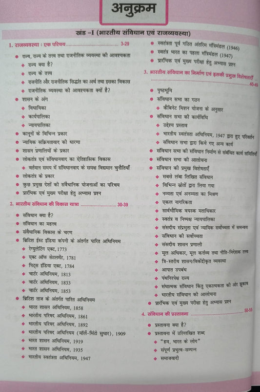 Drishti - Quick Book Bhartiya Samvidhan, Rajvyavastha Evam Governance (7th Edition) Hindi Medium