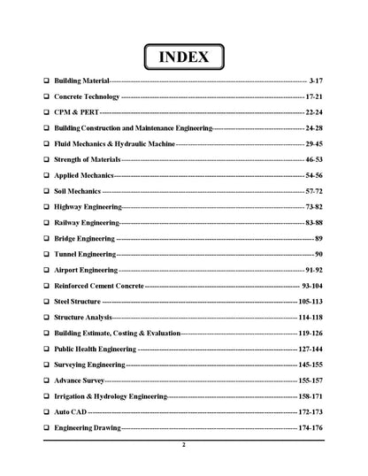 Civil Engineering Capsule 2.0 (English Medium)