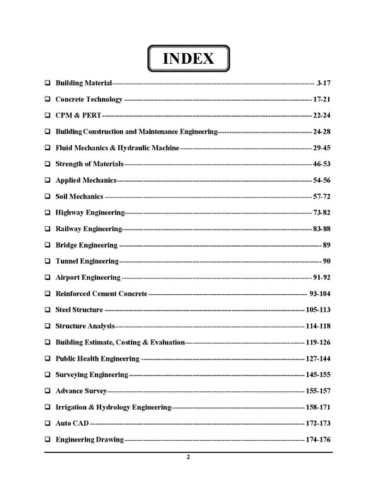 Civil Engineering Capsule 2.0 (English Medium)