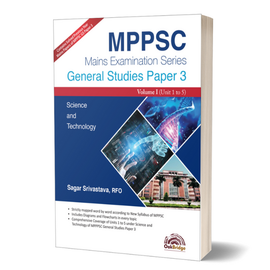 OakBridge MPPSC Mains General Studies (Paper-3) by Sagar Shrivastava | English Medium