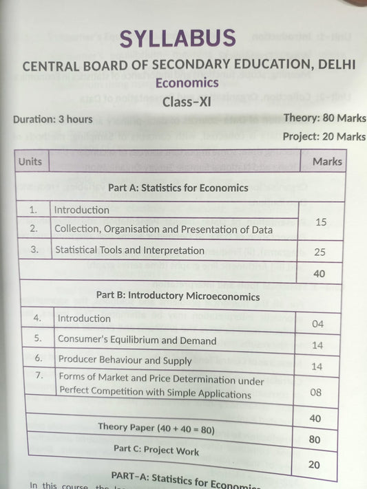 VK Statistics for Economics Class 11 Book | T.R. Jain & V.K. Ohri | CBSE Economics Textbook English Medium
