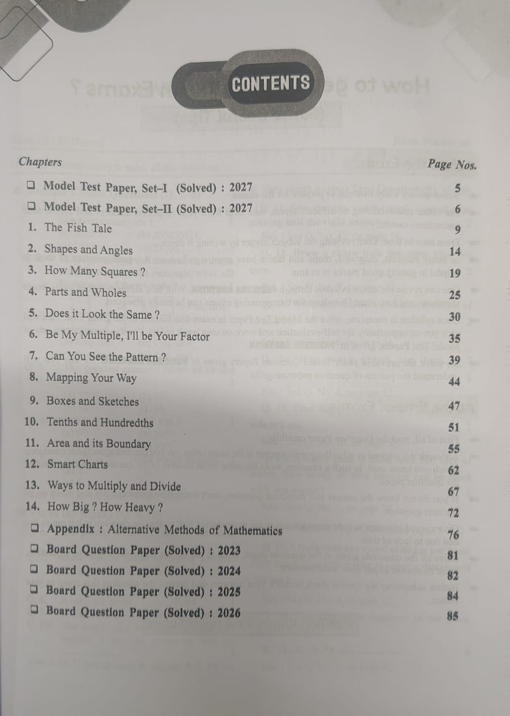 Pariksha Adhyayan 2027 Mathematics for Class 5 (English Medium)