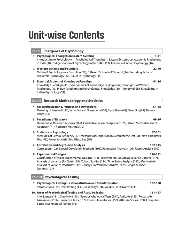 Arihant NTA UGC NET Psychology Paper 2 (English Medium)